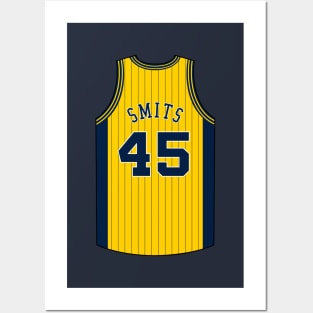 Rik Smits Indiana Jersey Qiangy Posters and Art